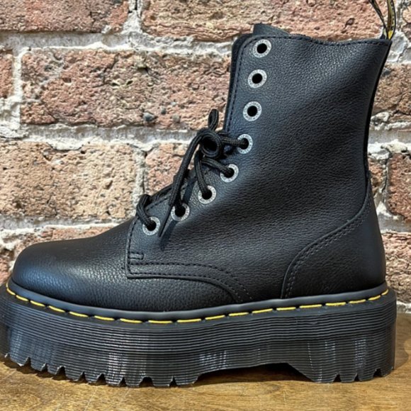DR. MARTENS JADON III PISA LEATHER PLATFORM BOOTS MSRP$250 RARE FIND - Picture 5 of 14